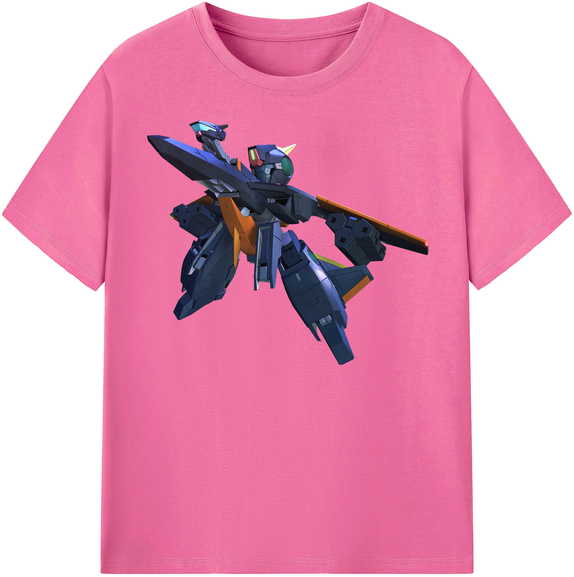 （画像用） 機動戦士ガンダム Mobile Suit Gundam レディースカジュアルプリントTシャツ（綿100％）